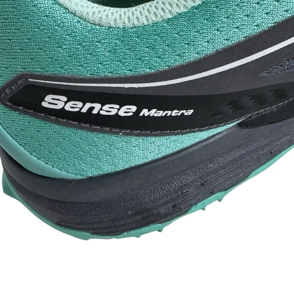 Salomon Sense Mantra 2 Endo Fit Seamless Low Top Sneakers Gray Aqua Women's 8.5